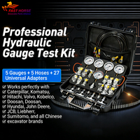 Kit de manomètres hydrauliques universels Hangood, outils de diagnostic pour excavatrices, compatibles avec toutes les marques d'excavatrices mondiales, pièces Volvo