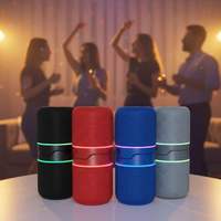 Altavoz Magnético Portátil 2 en 1 para Exteriores, Auto, Hogar y Escritorio, con Subwoofer de 10W y Batería de 1000-2000mAh, Compatible con 5.3