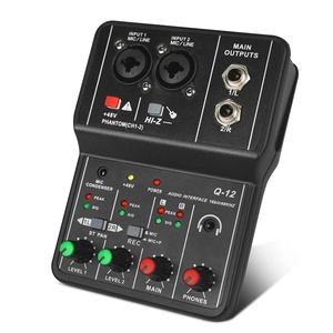 XTUGA Q12, Tarjeta <span class=keywords><strong>de</strong></span> Sonido USB Profesional Mini <span class=keywords><strong>de</strong></span> 2 Canales, Mezcladora <span class=keywords><strong>de</strong></span> <span class=keywords><strong>Audio</strong></span> Portátil, Interfaz <span class=keywords><strong>de</strong></span> <span class=keywords><strong>Audio</strong></span>, Nueva y Más Vendida - Product Image 3