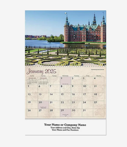 Calendriers muraux spirales personnalisés Lets Travel 2027, cadeau promotionnel, vente en gros, entreprise, thème <span class=keywords><strong>aventure</strong></span> 12 mois - Product Image 2