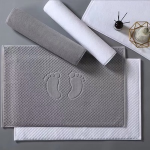 Hôtel moderne cinq étoiles 50*80 <span class=keywords><strong>tapis</strong></span> de pied absorbant épaissi pur coton salle de bain toilette sol serviette en gros - Product Image 1