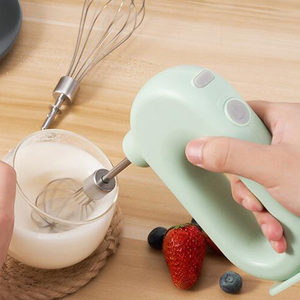 Batidora <span class=keywords><strong>de</strong></span> Mano Eléctrica <span class=keywords><strong>de</strong></span> 4 velocidades, batidora <span class=keywords><strong>de</strong></span> huevos con 2 <span class=keywords><strong>varillas</strong></span> agitadoras desmontables, batidor para hornear en la cocina casera - Product Image 5