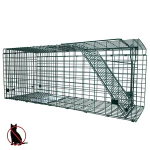 Release Cage Foldable Heavy Duty Squirrel Catch Wild Animal Trap Cat Trap Cage