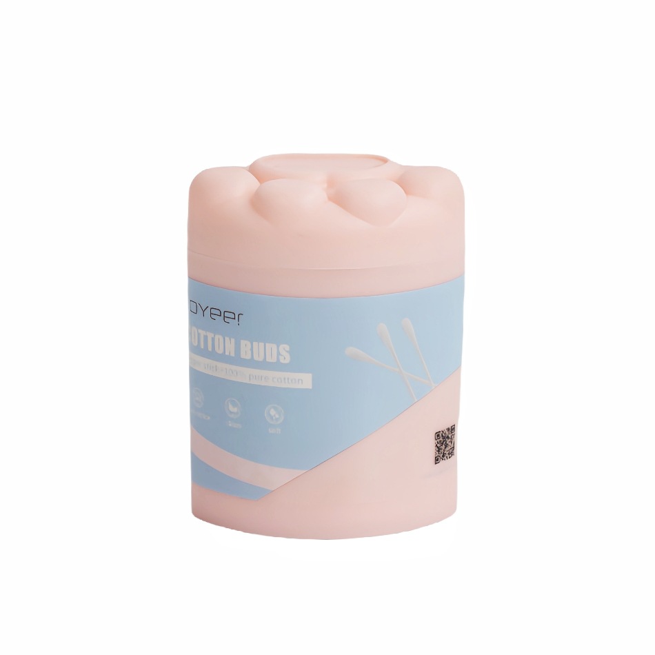 Buse spirale à tête goutte à goutte pour boîte à griffes de chat rose