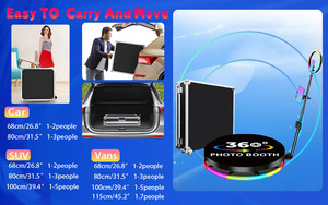 Fabbrica-grandi apparecchiature per riprese Surround a <span class=keywords><strong>360</strong></span> <span class=keywords><strong>gradi</strong></span> <span class=keywords><strong>360</strong></span> fotocamere compatibili con cabina fotografica IPads SLRs per attività transfrontaliere - Product Image 6
