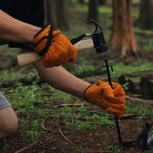 Marteau à clous de tente Tiger Shark avec manche en bois et tête en cuivre, pour camping en extérieur, outil de bricolage - Product Image 3