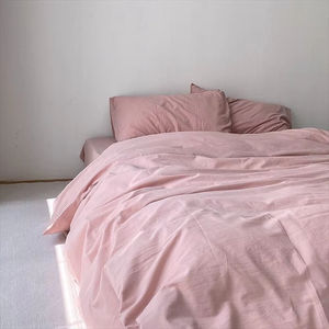 Filles françaises pur ensemble <span class=keywords><strong>de</strong></span> literie drap <span class=keywords><strong>de</strong></span> lit doux housse <span class=keywords><strong>de</strong></span> couette ensemble taie d'oreiller <span class=keywords><strong>linge</strong></span> <span class=keywords><strong>de</strong></span> lit broderie à la main ensemble <span class=keywords><strong>de</strong></span> literie - Product Image 6