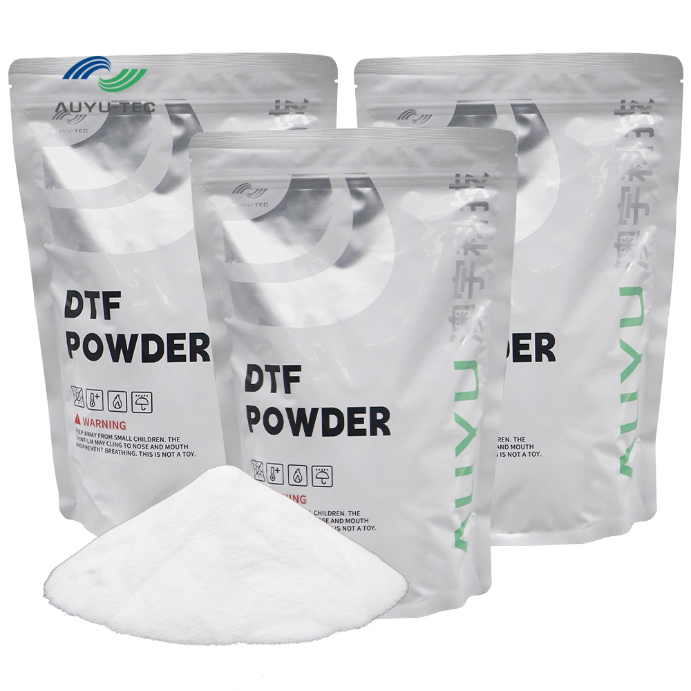 Wholesale Polyurethane Waterproof Coating Hot Melt DTF Powder for T-shirt Heat Transfer Printing ,glue