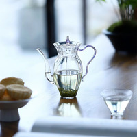 Théière en verre borosilicate de haute qualité pour la maison, idéale pour préparer des tasses de thé froid ou chaud