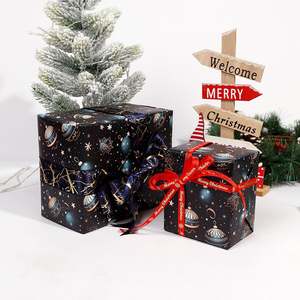 Wholesale 80g 43*300cm <b>Christmas</b> Black Packaging Paper Gift Wrapping Paper Wrapping Paper - Product Image 2