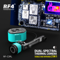 Microscope stéréo RF-C39L avec caméra d'imagerie infrarouge, résolution 4K et sortie pour l'analyse de cartes de circuits imprimés/cartes mères