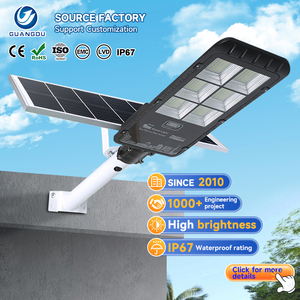 Lampadaire Solaire LED Extérieur Étanche IP67 en Aluminium Moulé Sous Pression à Contrôle Optique, Prix Abordable, 80W 100W 200W 300W 500W 600W - Product Image 1
