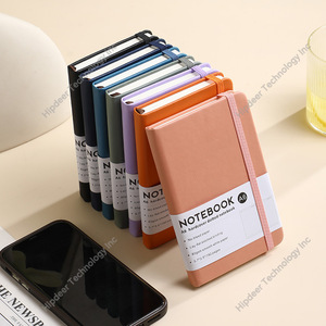 Grosir dapat disesuaikan jurnal kertas batu bantalan menulis kertas putih kalender kustom notebook kulit Pu dengan pena - Product Image 1