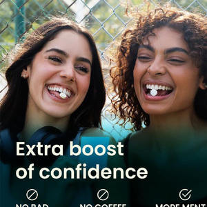 Tabletas de Suplemento Cerebral OEM, Gomitas para Energía y Atención Nerviosa, Contienen 80 mg de Cafeína <span class=keywords><strong>Natural</strong></span>, Vitamina <span class=keywords><strong>B</strong></span>, L-teanina, Sin Gluten para Adultos - Product Image 5