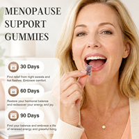 Gummies de marque privée pour la péri-ménopause – Complément botanique bien-être féminin (Vitex, Cohosh noir, Ashwagandha, DIM) – Vente en gros OEM/OBM