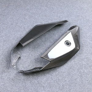 Carenados laterales traseros de fibra de carbono seca 3K para motocicleta Kawasaki ZX-10R 2021 y posteriores - Product Image 5