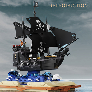 13019 Barco Mágico la Perla Negra 919 Piezas Accesorios Partículas Pequeñas Rompecabezas de Ensamblaje Bloques de Construcción Juguete de Plástico para Niños Regalo - Product Image 3