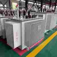Transformateur de puissance triphasé immergé dans l'huile 400 kVA 11 kV, refroidissement ONAN, bobinage cuivre-aluminium, ISO/CE, vente directe usine
