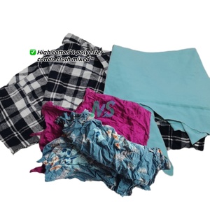 Highly Absorbent 100% Cotton Rags Knit Scraps Fabric Colored Scraps <strong>Export</strong> Oriented Cut 25lb Box Recycled <strong>Textile</strong> <strong>Waste</strong> Clip - Product Image 2