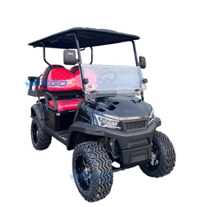 New Luxurious and Noble Design 4 Wheel 4 Seater Electric Golf Cart with CE Certification 30-50km/h <b>Speed</b> Range for Sale - Product Image 1