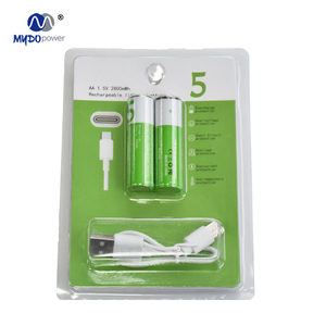 Batería Digital de Iones de Litio Cilíndrica Recargable por USB <span class=keywords><strong>AA</strong></span> 1.5V 2800mWh - Venta al por Mayor del Fabricante para Juguetes Electrónicos - Product Image 3