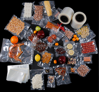 Emballage alimentaire en plastique transparent personnalisé pour viande de poisson fumé, congélateur chauffant, emballage alimentaire, sacs alimentaires en nylon pour viande congelée sous vide