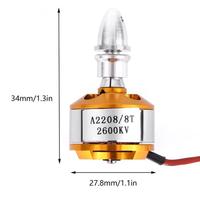 Moteur Brushless XXD A2208 KV1100/1400/1800/2600 pour Avions RC, Hélicoptères, Drones Multi-Axes et Ventilateurs