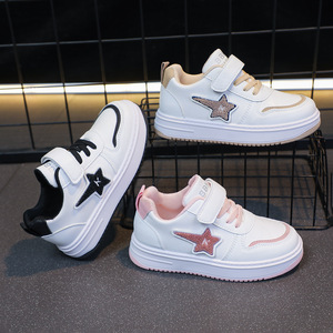 2025 printemps automne garçons baskets respirant filles chaussures blanches nouveau moyen grand chaussures de sport pour enfants chaussures décontractées à semelle souple - Product Image 6