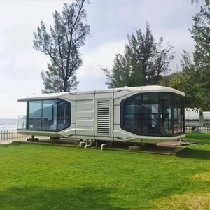 Casa Cápsula Espacial de Lujo al por Mayor, Oficina Móvil, <span class=keywords><strong>Hotel</strong></span> Cápsula Pequeño de 2 Dormitorios para Viajes - Product Image 5