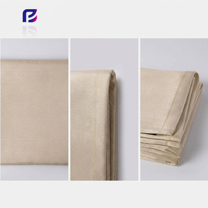Tissu <span class=keywords><strong>en</strong></span> fibre de verre, bouclier thermique haute température 550°C, tissu ignifuge <span class=keywords><strong>pour</strong></span> couverture de soudage et isolation de fours industriels - Product Image 4