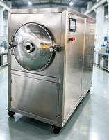 Lyophilisateur industriel en acier inoxydable pour la transformation alimentaire, 20 kg par lot avec plateaux