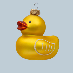 Bán Buôn Động Vật Đồ Trang Trí Giáng Sinh Đồ Trang Trí Màu Xanh Lá Cây Vịt Với Vương Miện Cây Trang Trí Cao Su Thủy Tinh Vịt Đồ Trang Trí Giáng Sinh - Product Image 3