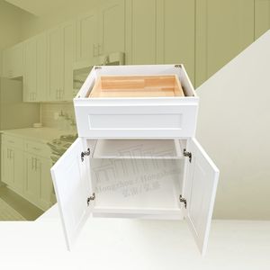 Gabinetes de Cocina Blancos Estilo Shaker B24-B30 en Existencia en EE. UU., Directo de Fábrica en Vietnam, Gabinetes de Cocina Modulares Listos para Instalar, Conjuntos Completos - Product Image 4