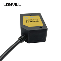 Escáner de Código de Barras LONVILL USB RS232 TTL con Red Wifi 1D 2D de Montaje Fijo para Línea de Producción