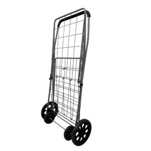 Vietnam Based Factory Sale Medium Metal <b>Shopping</b> <b>Trolley</b> Cart with Durable <b>Wheels</b> and Portable Design <b>for</b> Versatile Use - Product Image 3