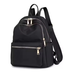Fashionable <b>Ladies</b> Daily Mochilas Travel School Weekend Bag Waterproof Black <b>Backpack</b> for Women - Product Image 1