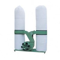 Aspirateur industriel à double sac pour la collecte de poussière, machine de collecte de sciure, dépoussiéreur électronique pour la gravure