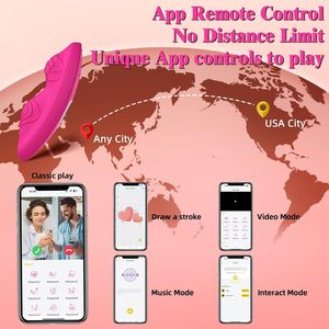 Adult Rose-themed Mini Butterfly <strong>Vibrator</strong> 9 Vibration Modes Independent Control APP Remote Medical-grade Silicone Waterproof USB - Product Image 4