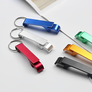 Llavero Personalizable con Logotipo, Destapador de Botellas, Estilo de Dibujos Animados, Llaveros Metálicos con Impresión UV y Esmalte, Aleación de Aluminio Moderna - Product Image 4
