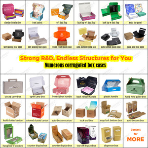 Caja de Cartón Corrugado con Material Resistente para Envíos de Pequeñas Empresas, Caja de Papel Kraft Personalizada, Entrega y Almacenamiento Seguros - Product Image 4