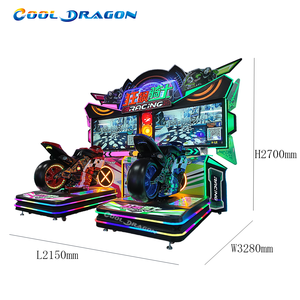 Machine de jeu d'arcade Crazy Rider, simulateur de course de moto dynamique, compétitif à deux joueurs, anglais, garantie 1 an, fabricant direct - Product Image 4