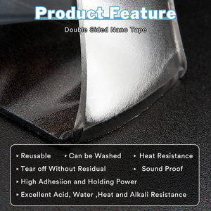 เทปกาวนาโนสองด้านทำจากพีวีซีซักได้อเนกประสงค์5 1เมตรสำหรับลูกโป่ง - Product Image 3