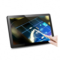 Su geçirmez 24 inç led ips Panel kapasitif dokunmatik ekran monitör tablet pc