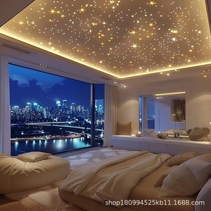 Starry Sky Ceiling Fiber Optic <b>Light</b> <b>LED</b> 1.0mm Diameter 220V European <b>Plug</b> 5-Year Warranty Home Theater Decor - Product Image 5