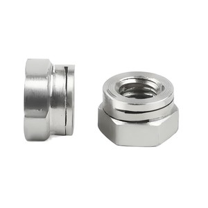 Trung Quốc Nhà sản xuất ốc vít thép không gỉ đôi rãnh tự khóa Nut giá rẻ tất cả các kích thước nhà máy Hex khe cắm tự khóa hạt - Product Image 3
