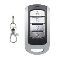 Télécommande universelle ABS à 4 boutons pour cloner le code, 433,92 MHz