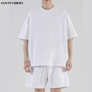 Chất Lượng Cao Nặng Cotton Liền Mạch Boxy Áo Thun Tùy Chỉnh In Ấn Người Đàn Ông Của T-Shirts Đồng Bằng Trống Nặng Quá Khổ Áo Thun Cho Nam Giới - Product Image 3