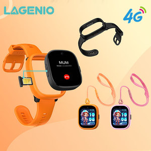 นาฬิกาอัจฉริยะสำหรับเด็ก LAGENIO พร้อมระบบติด<span class=keywords><strong>ตาม</strong></span> GPS LBS 4G <span class=keywords><strong>ป</strong></span>้องกันน้ำ IP68 หน้าจอ HD TFT รองรับซิมการ์ด โทรวิดีโอคอล ได้รับมาตรฐาน CE FCC - Product Image 1