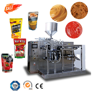 Tự động bơ đậu phộng dán mật ong dính dầu Ketchup Lotion Kem nước sốt chất lỏng doypack đứng lên PREMADE máy đóng gói túi - Product Image 1