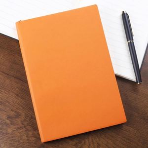 Wholesale Customized A5 A6 A7 PU Leather Hardcover 100 Sheets Office Planner Business Meeting Diary <b>Books</b> and Notepads - Product Image 2